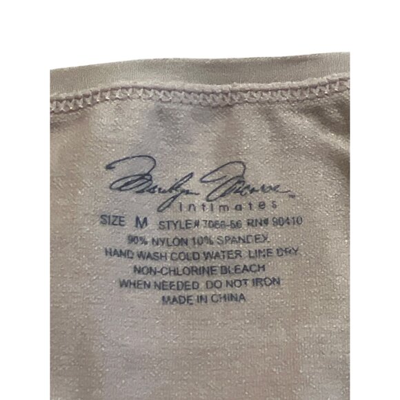 Marilyn Monroe Intimates Sleeveless Shapewear Tank Top Nude Beige Sz M NWOT - Picture 4 of 5